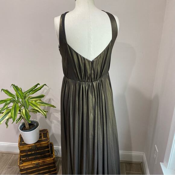 Haltson Hertiage Formal full Length Gown in Bronze Goddess SZ 8 - Picture 4 of 11